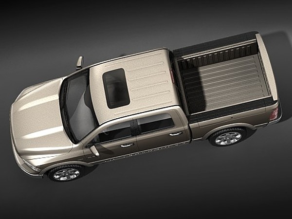 3d dodge ram 2009 double - dodge ram 2009 double cab midpoly... by squir